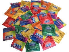 Kit de 24 Condones Durex de Sabores y Colores Variados