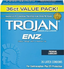 Condones Lubricados Trojan ENZ, Contiene 36