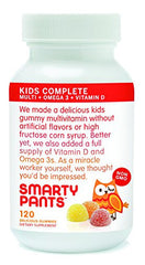 Vitaminas de Gomita para Niños SmartyPants con Omega 3 y Vitamina D