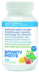 Vitaminas de Gomita para Adultos SmartyPants con Omega 3 y Vitamina D